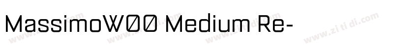 MassimoW00 Medium Re字体转换